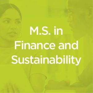 Link to M.S. in Finance and Sustainability